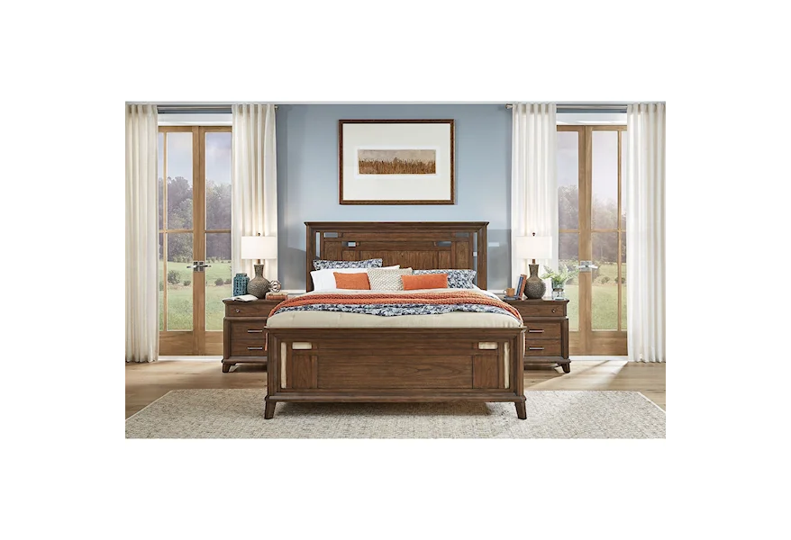 Filson Creek King Bed by AAmerica at Esprit Decor Home Furnishings